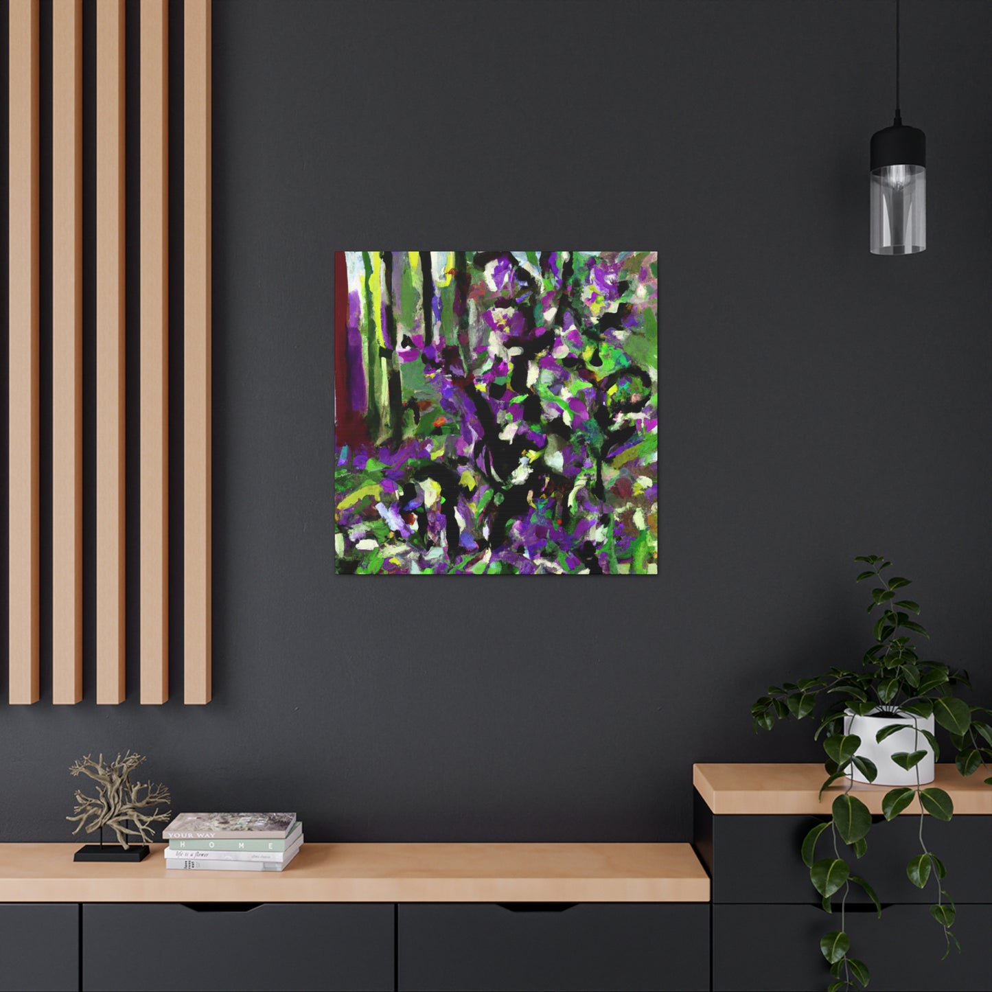 Lilac in Expressionism - Canvas