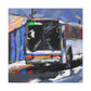 "Bus at Ballyhoo Corner" - Canvas