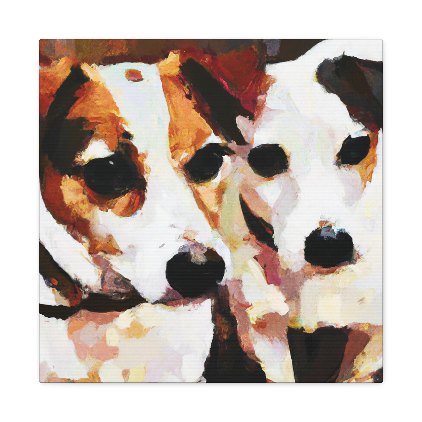 "Playful Jack Russell Joy" - Canvas