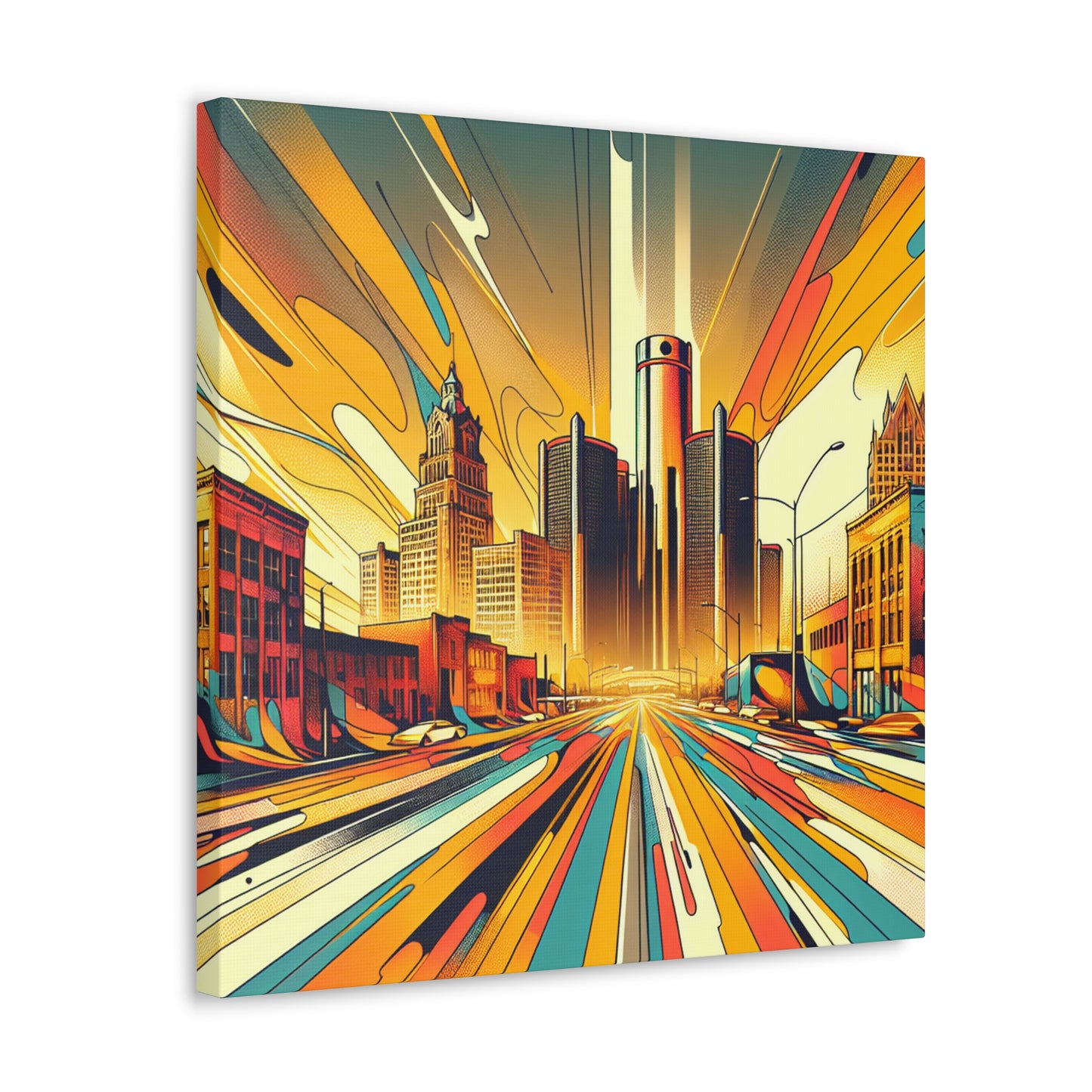 "Motor City Dreamscape" - Canvas