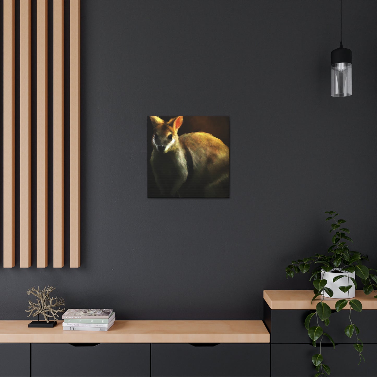 Wallaby Wonderland Scene - Canvas