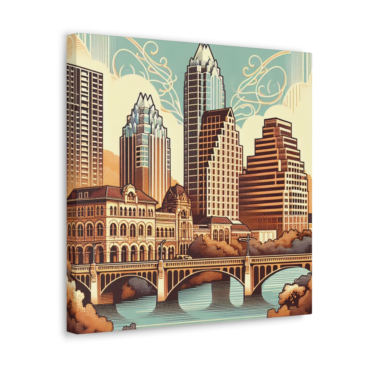 "Enchanting Austin Elegance" - Canvas