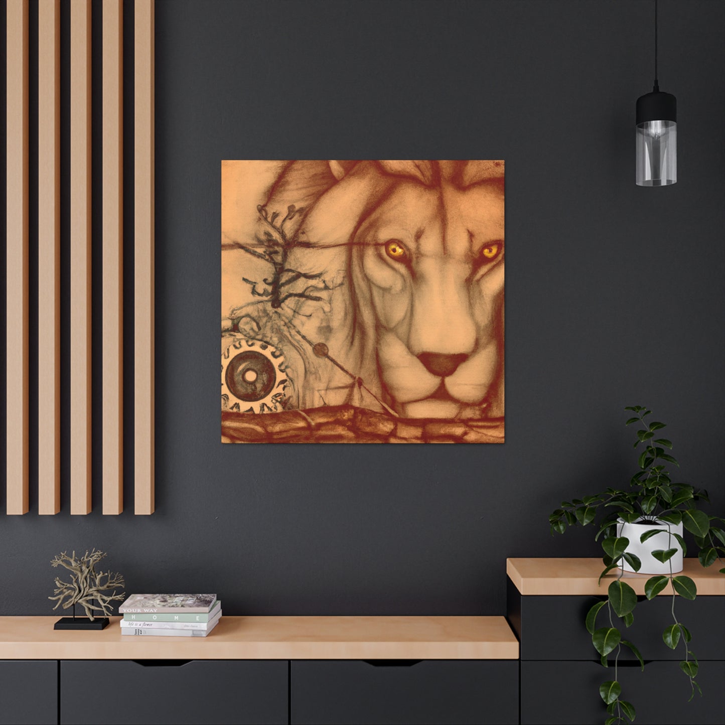 " Steam Lion Legacy" - Canvas