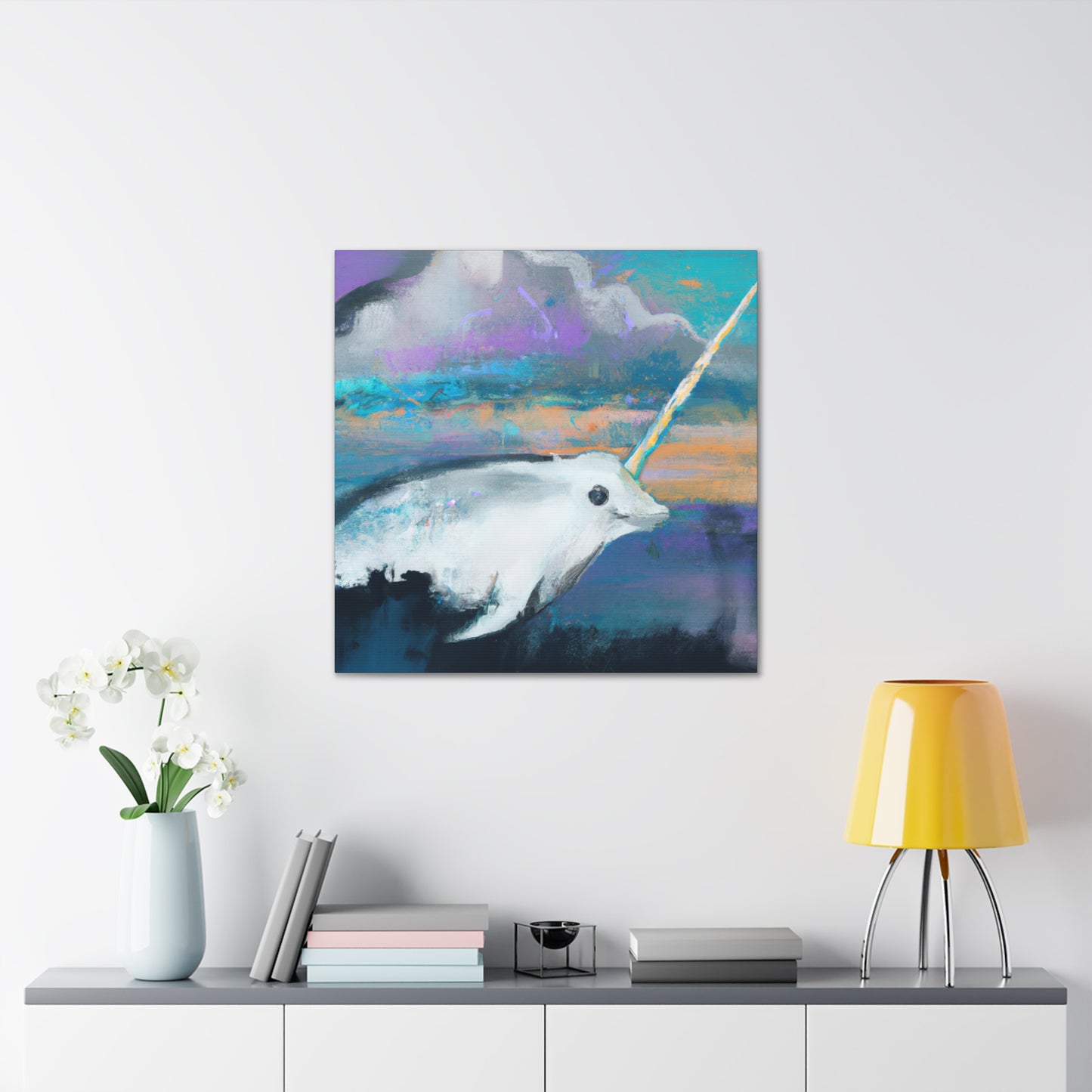 "Narwhal in Symphony." - Canvas