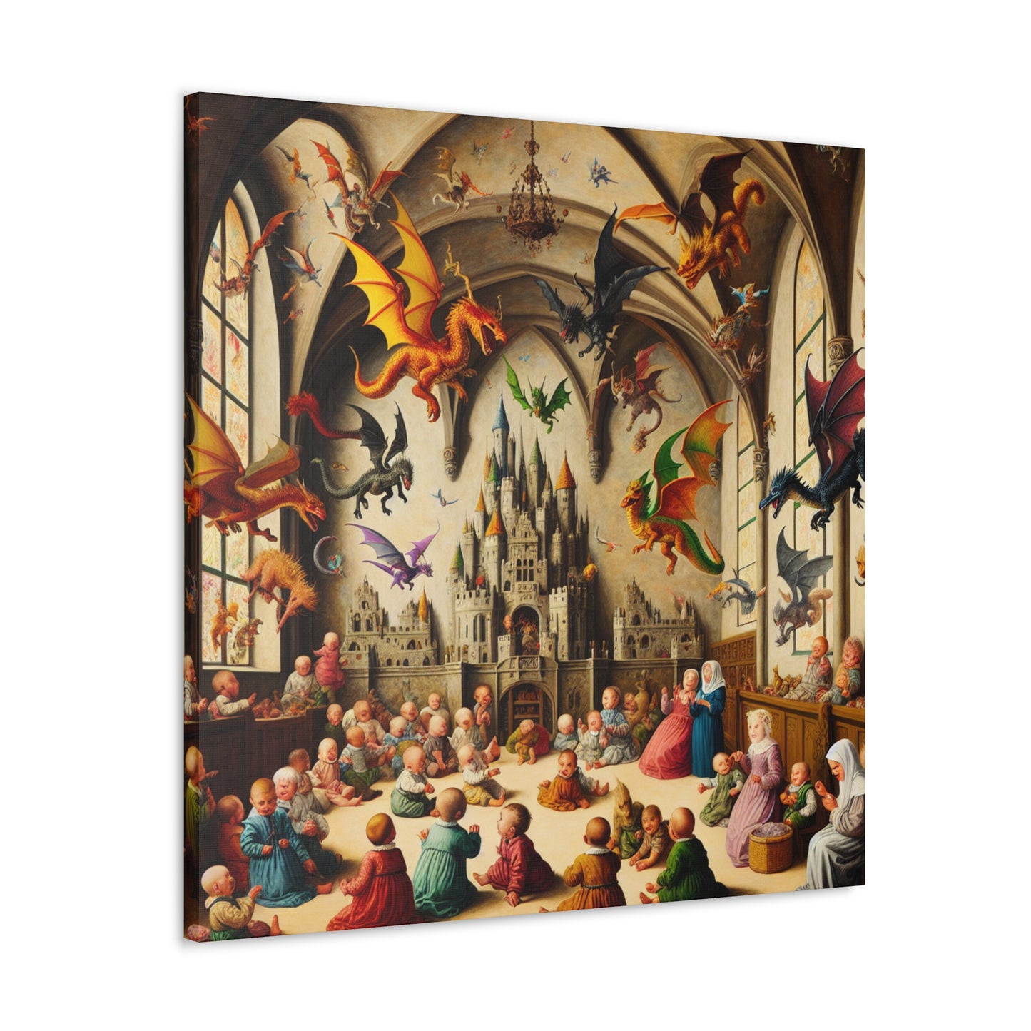 Dragon's Castle Delight - Canvas