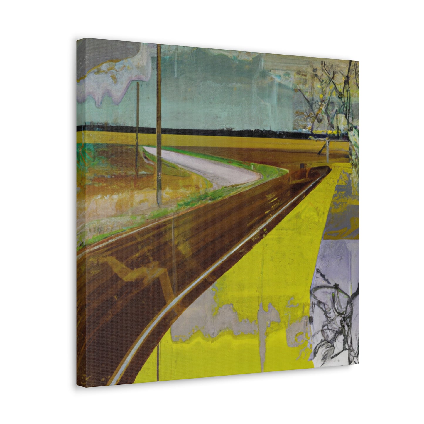 "Country Road Dreamscape" - Canvas