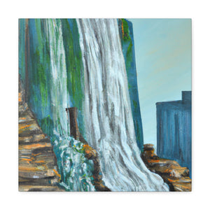 "Majestic Waterfall Dream" - Canvas