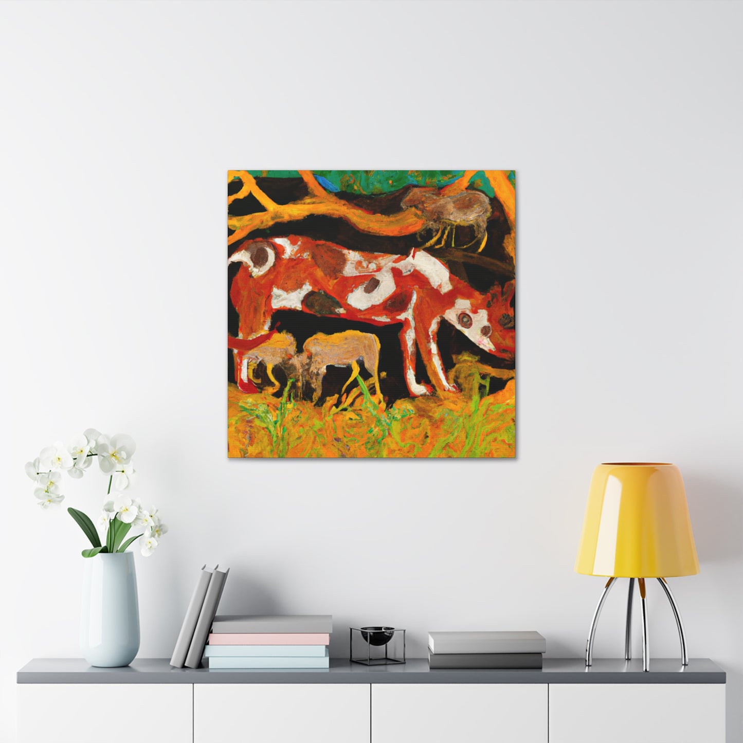 "Hyena in Impressionism" - Canvas