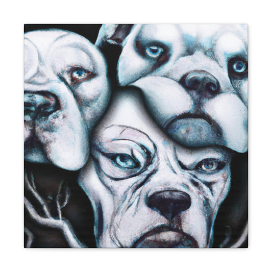 "American Bulldog Surrealism" - Canvas