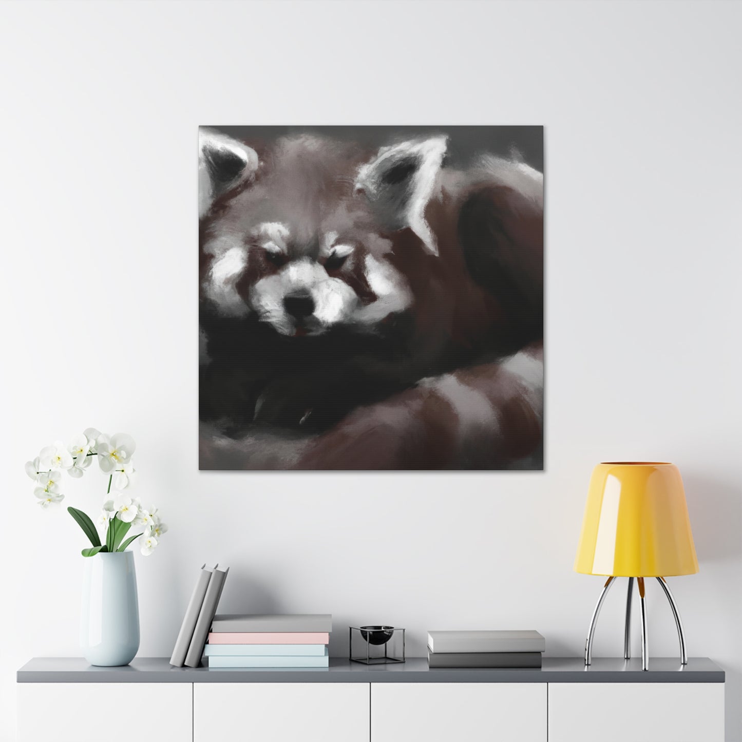 Red Panda Splendor - Canvas