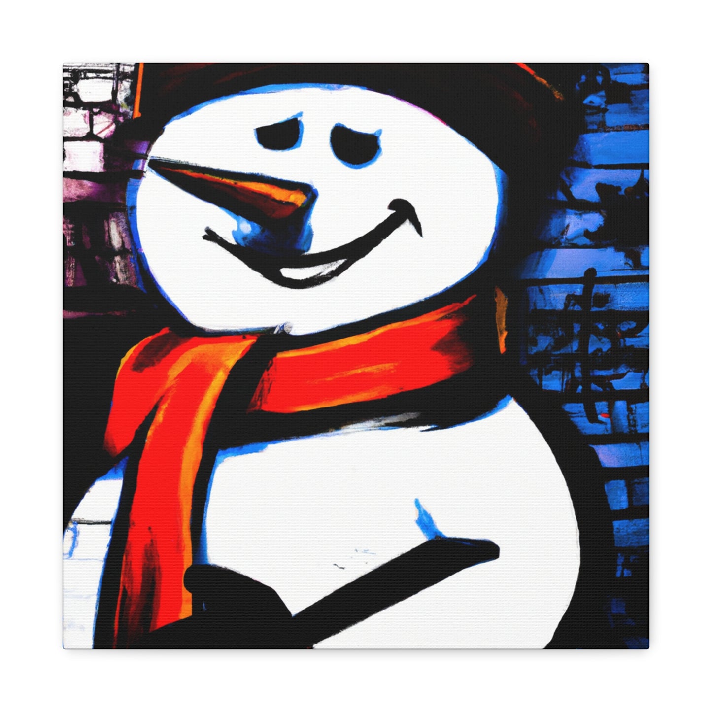 Snowman Winter Wonderland - Canvas