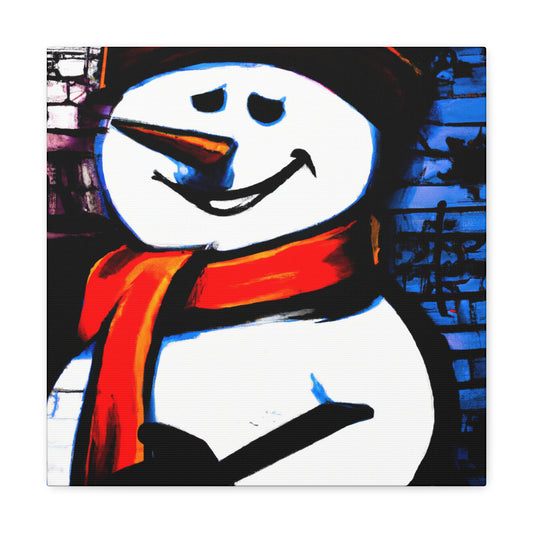 Snowman Winter Wonderland - Canvas