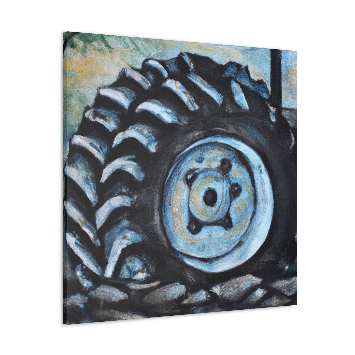 Gigantic Tractor Tire - Canvas