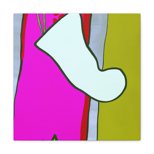 "Stockings in Neon Colors" - Canvas