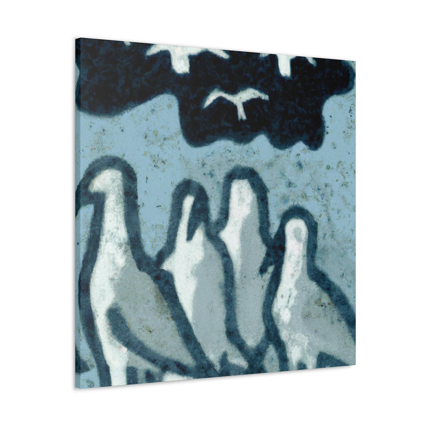 Sea Birds in Flight - Canvas