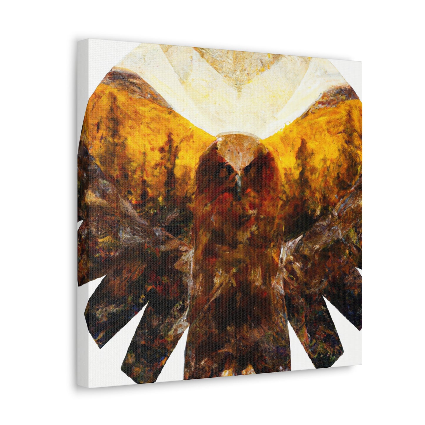 "Golden Eagle Majesty" - Canvas