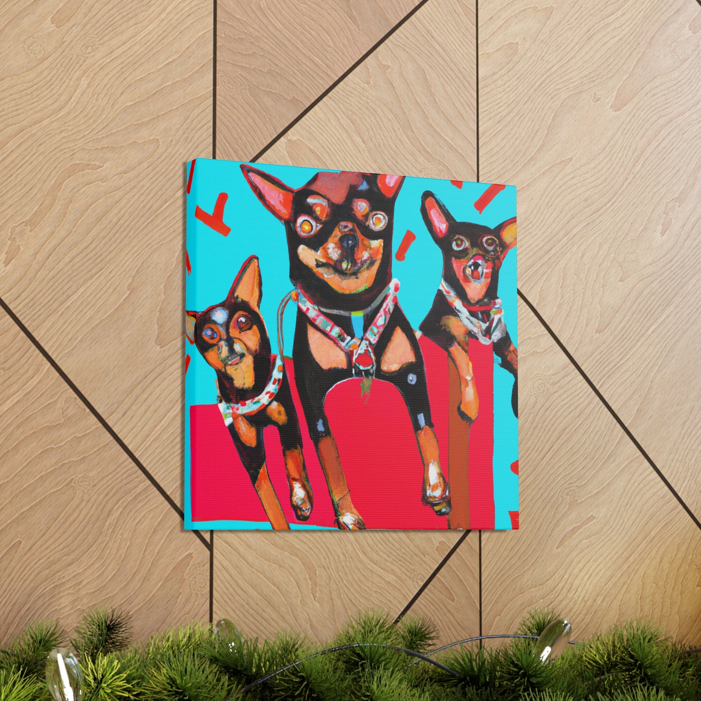 "Portrait of a Chihuahua" - Canvas