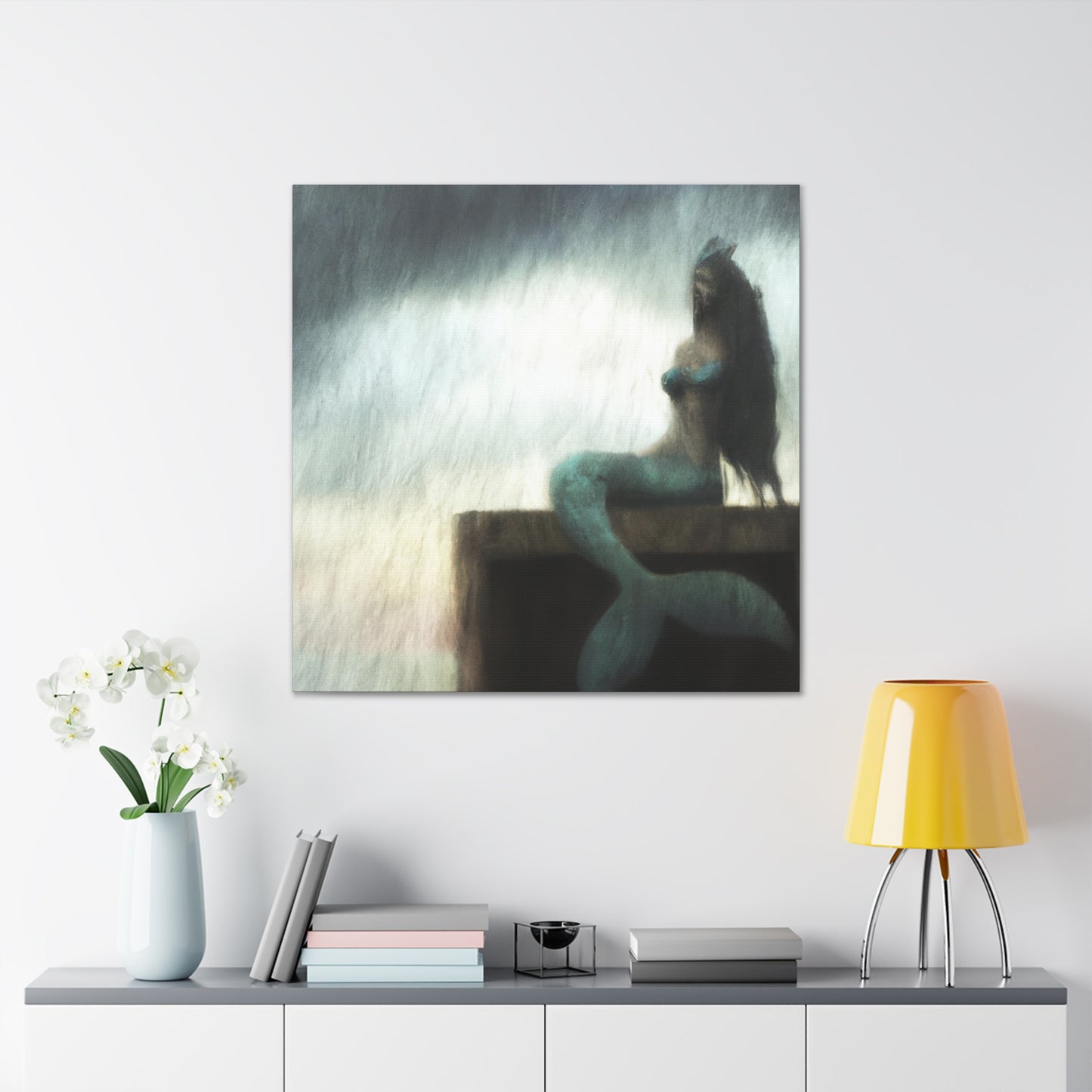 Mermaids Beneath the Sea - Canvas