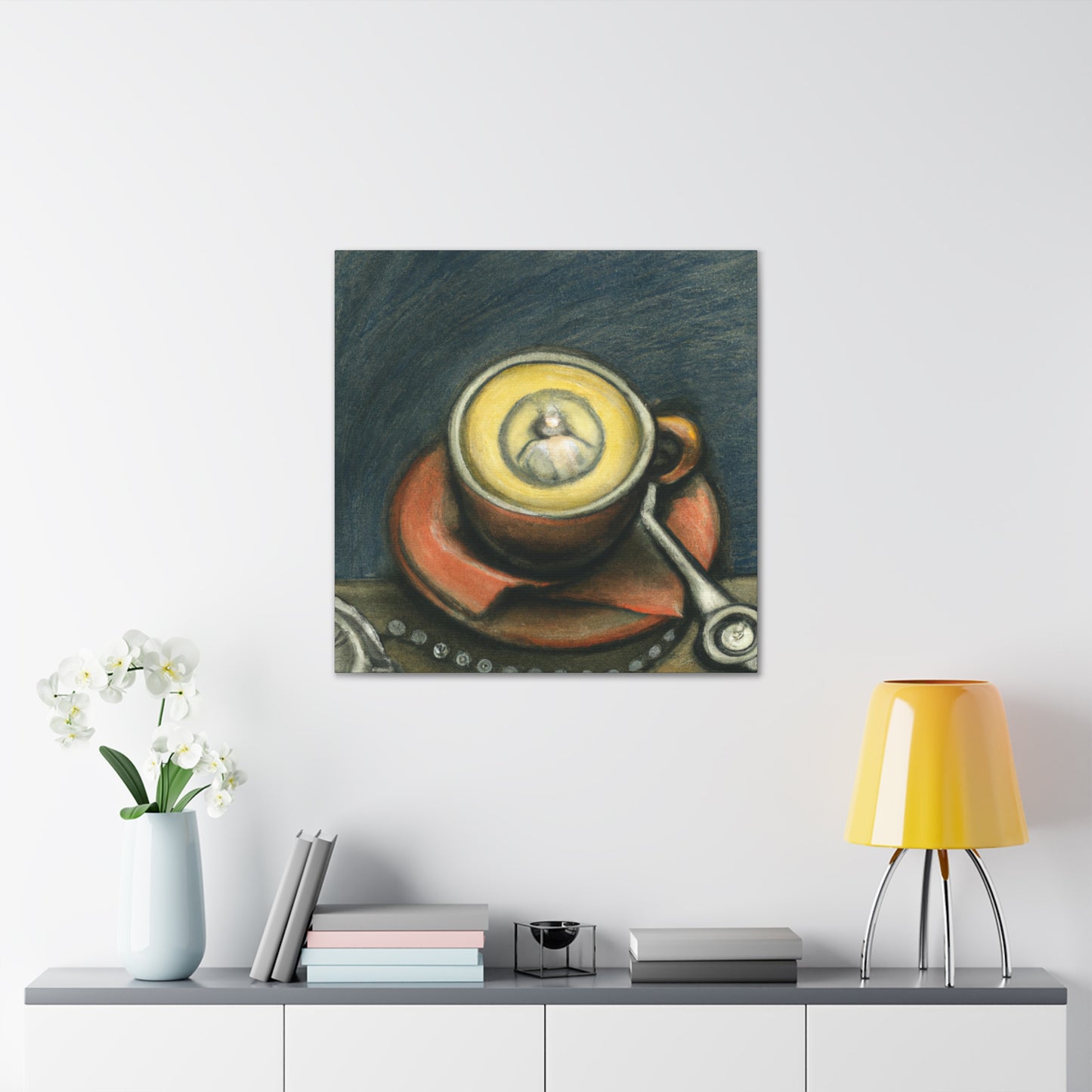 Cappuchino in Steampunk - Canvas