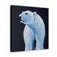 "Polar Bear in Snow" - Canvas