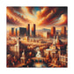 Gilded City Oasis Desire - Canvas