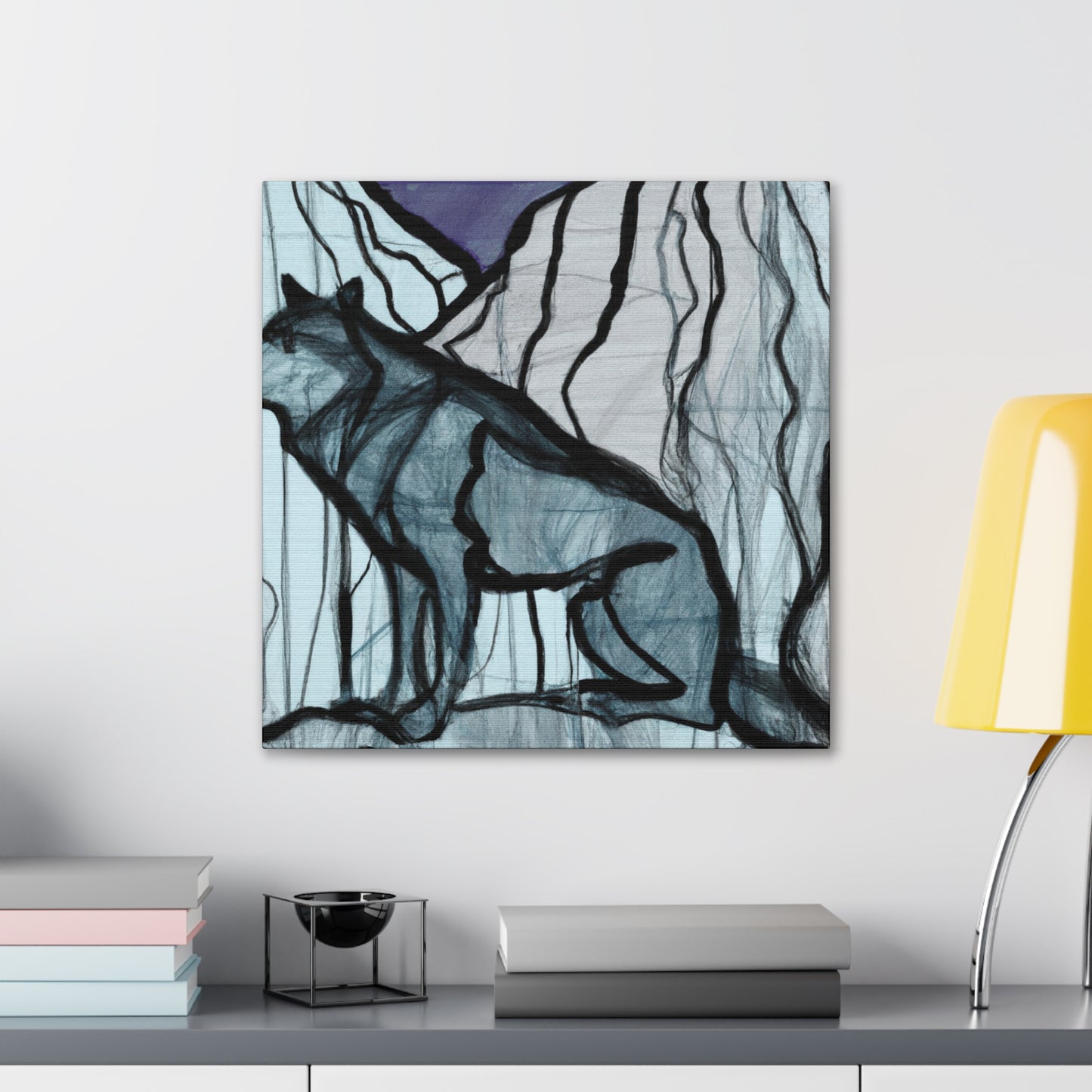 "Wolves in the Wilderness" - Canvas