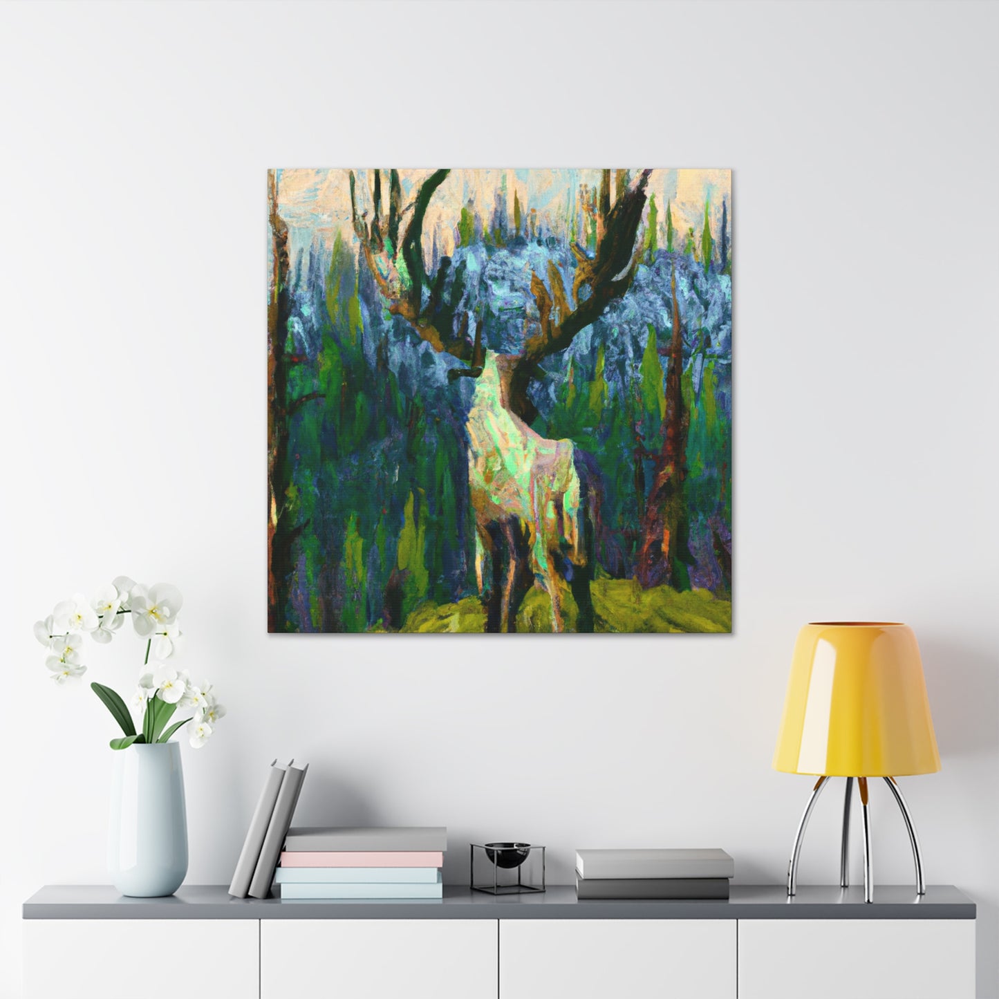 Majestic Elk Painting - Canvas