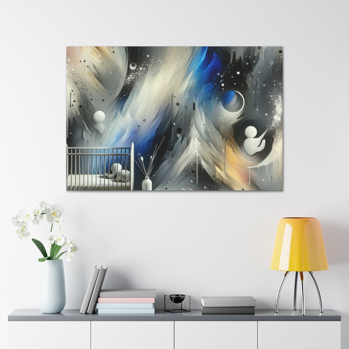 Stellar Dreamscape Awakening - Canvas