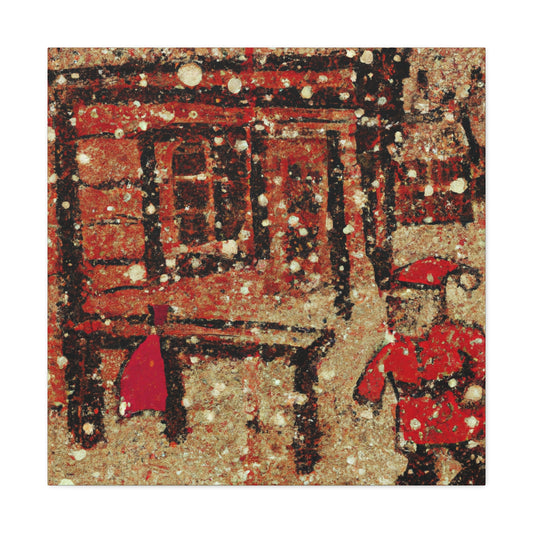 Santa's Workshop Points - Canvas