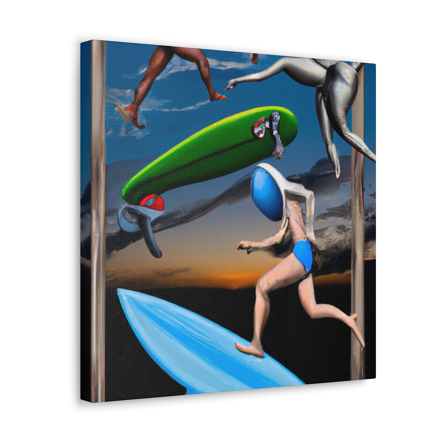 Surfing the Surrealism - Canvas