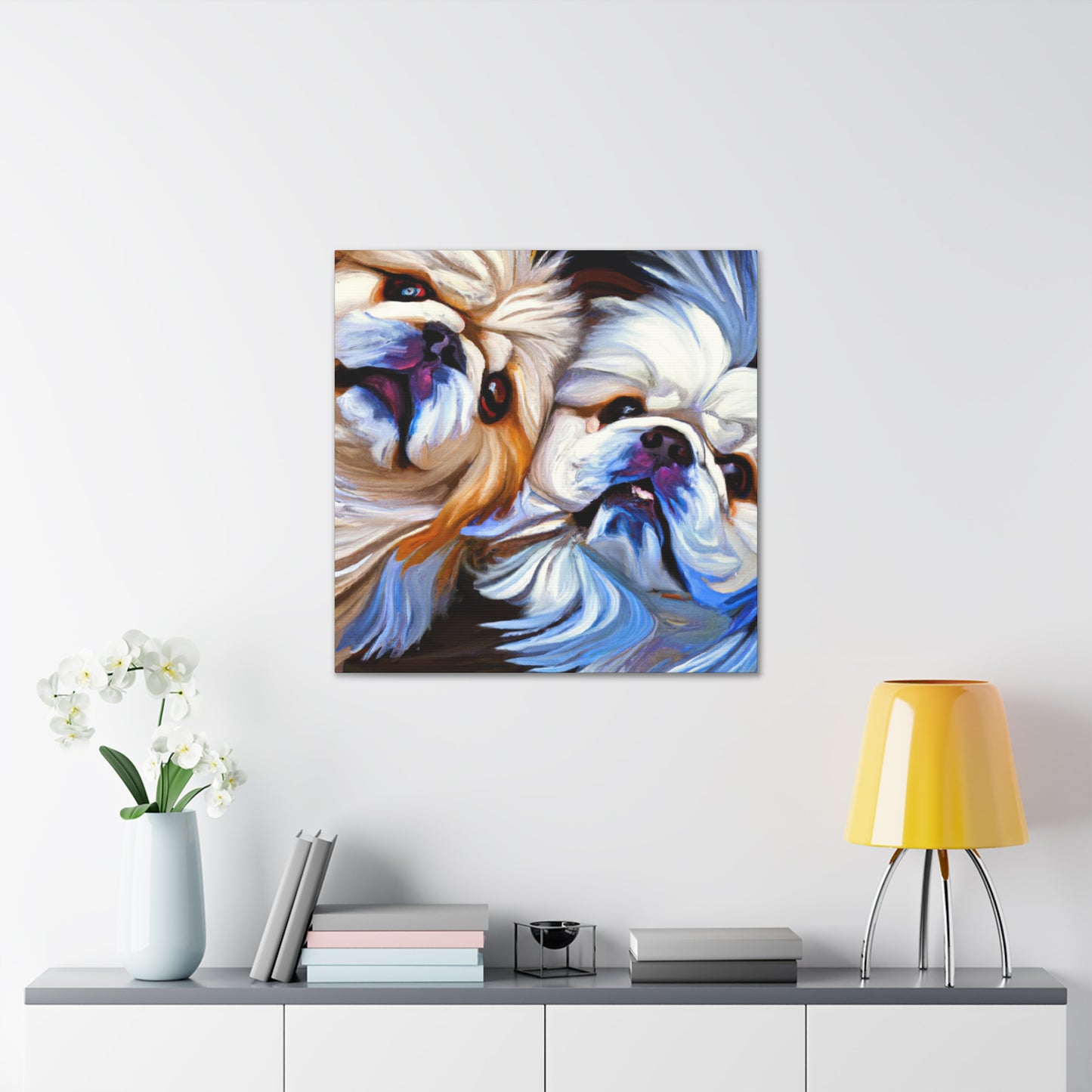 "Pekingese in Splendor" - Canvas