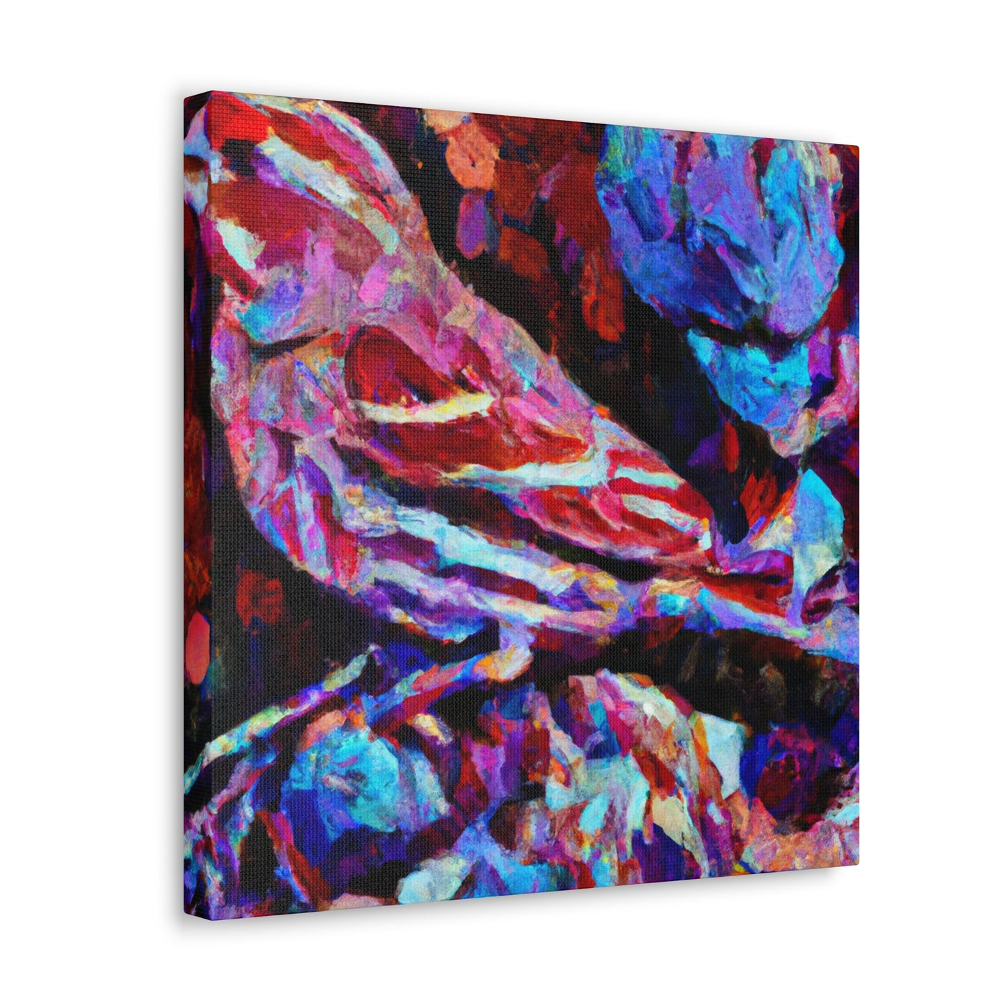 "House Finch Impressionism" - Canvas