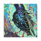 European Starling Impression - Canvas