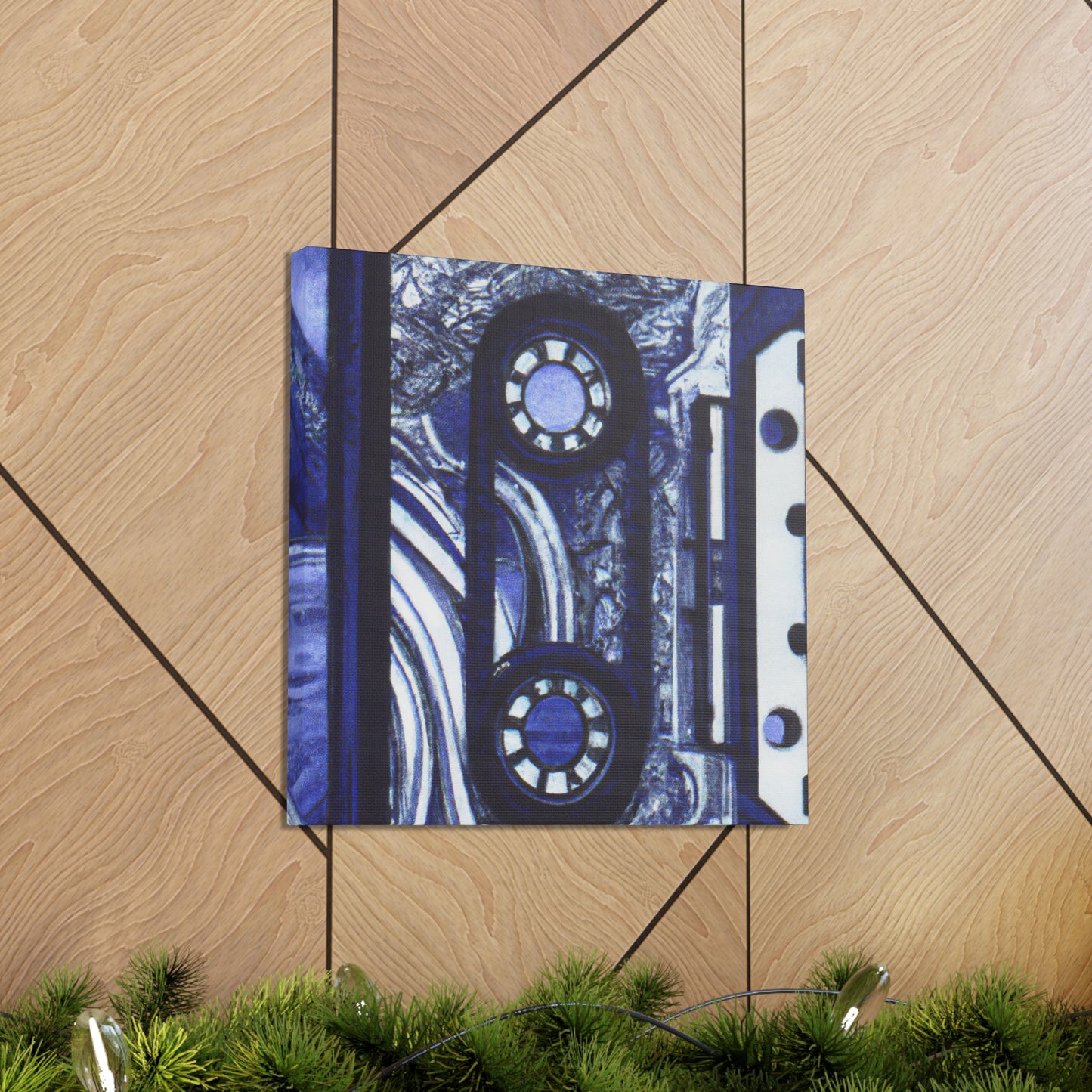 "Cassette Tape Symphony' - Canvas