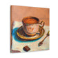 Coffee Cup Luxury Scene - Canvas