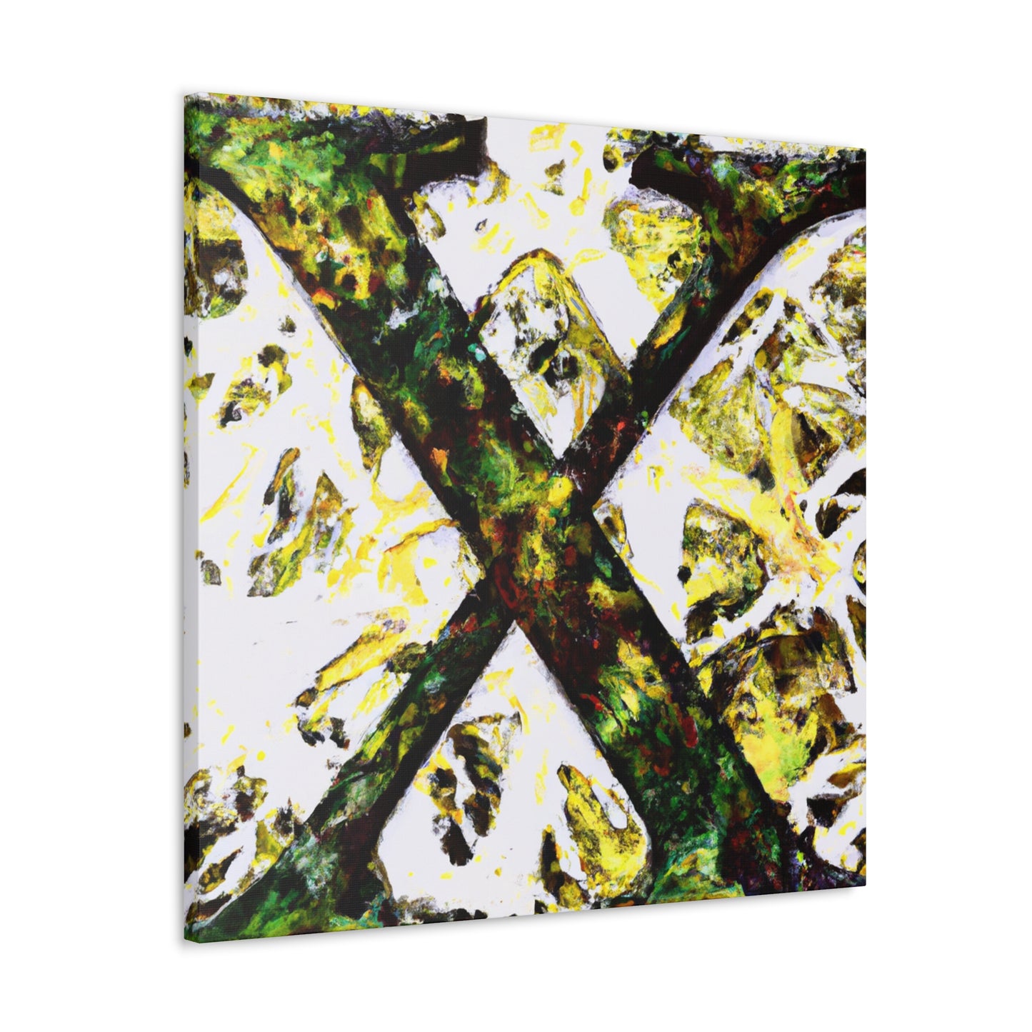 X in Abstract Thought - Canvas