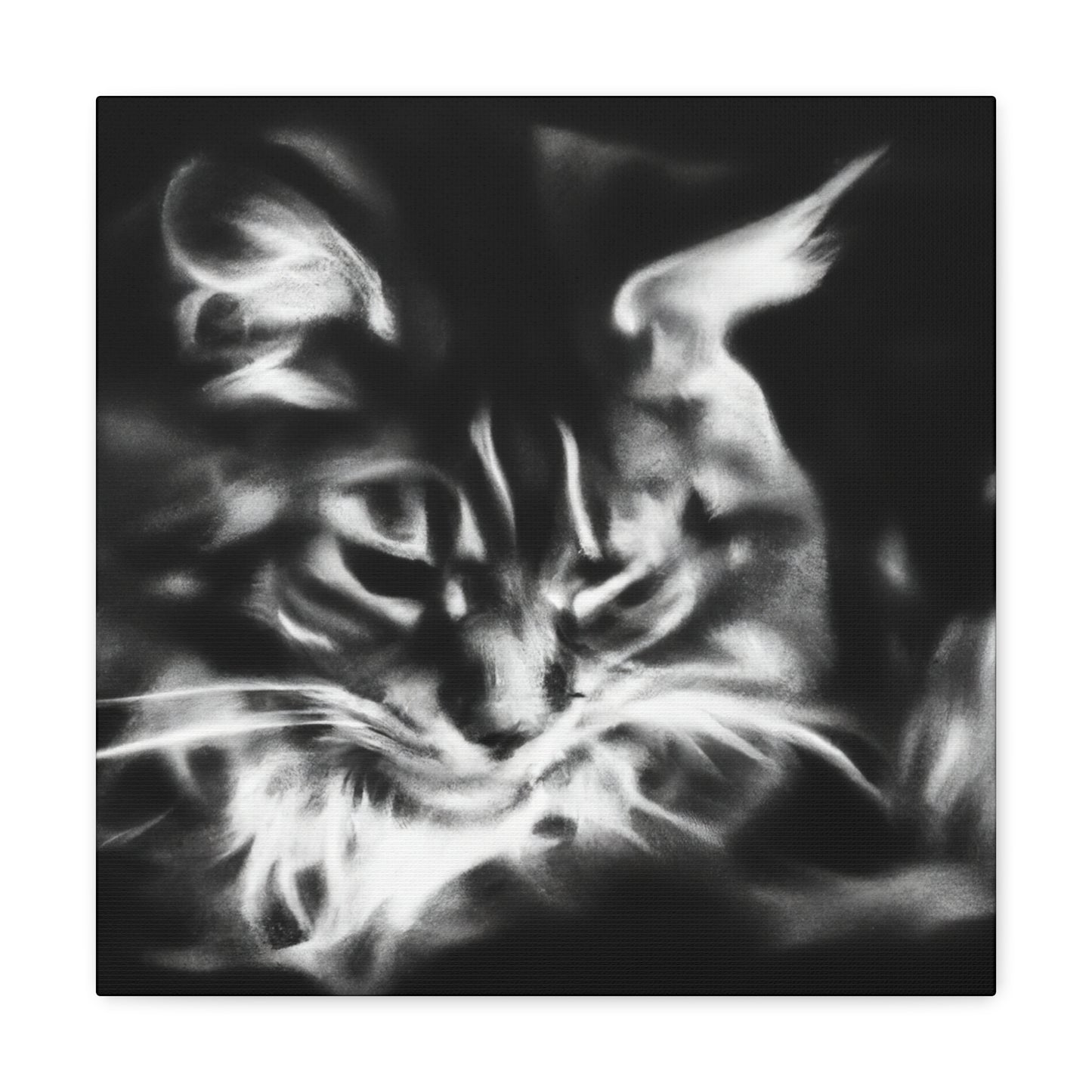 Maine Coon Expressionism - Canvas