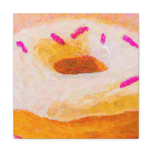 "Doughnut Delight Engulfed". - Canvas