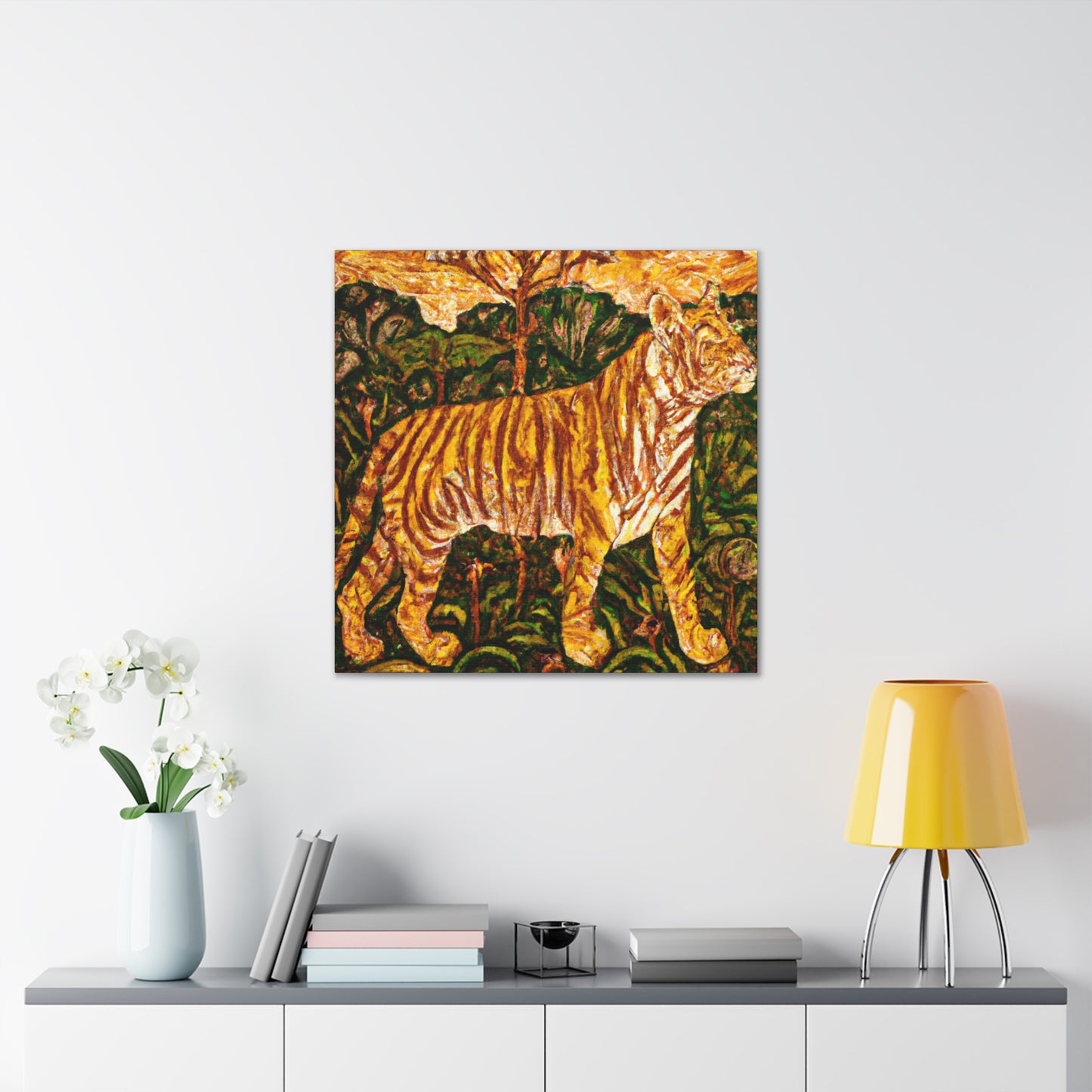 "Tiger in Splendid Opulence" - Canvas