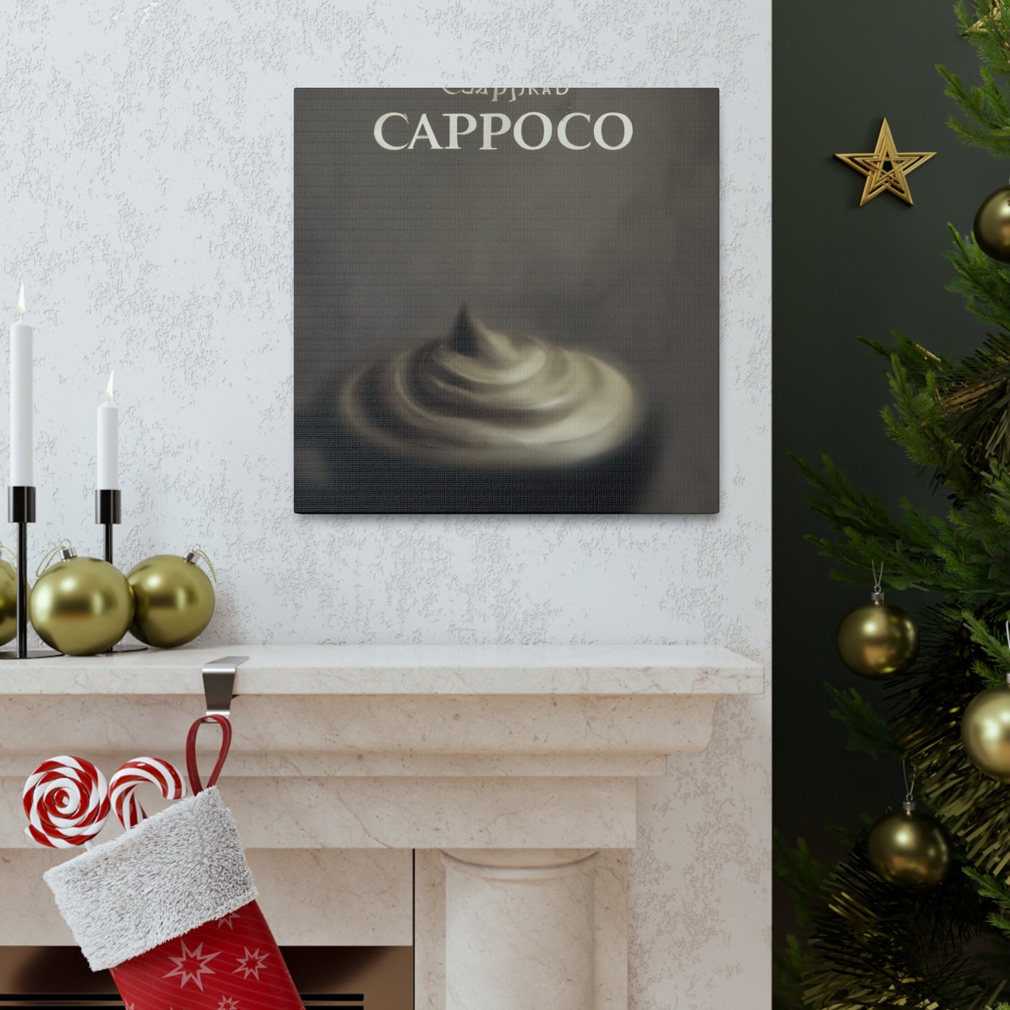 "Cappuchino's Baroque Beauty" - Canvas