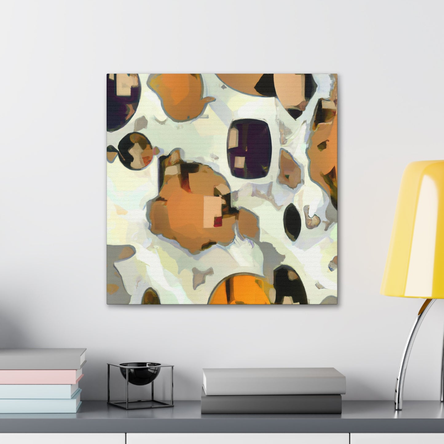 "Teacups in Reflection" - Canvas