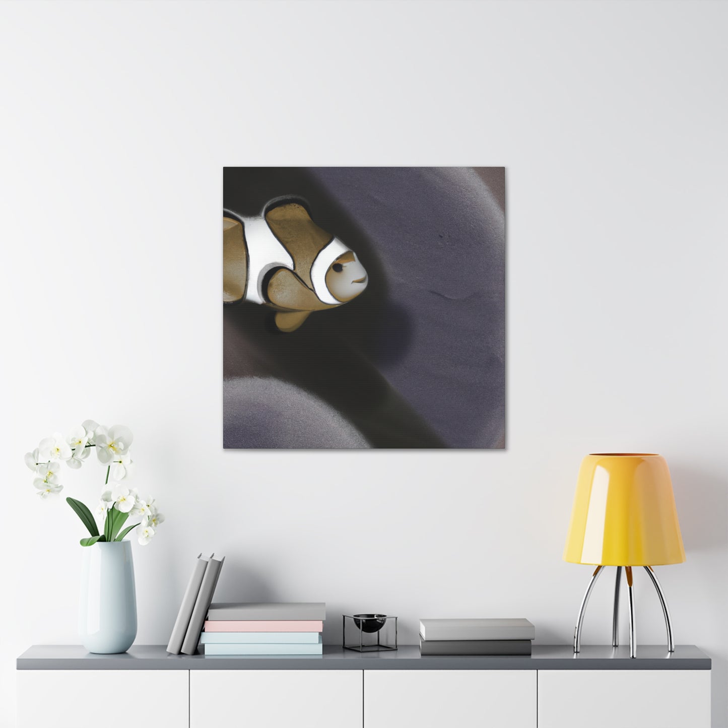 Clownfish in Surrealism - Canvas