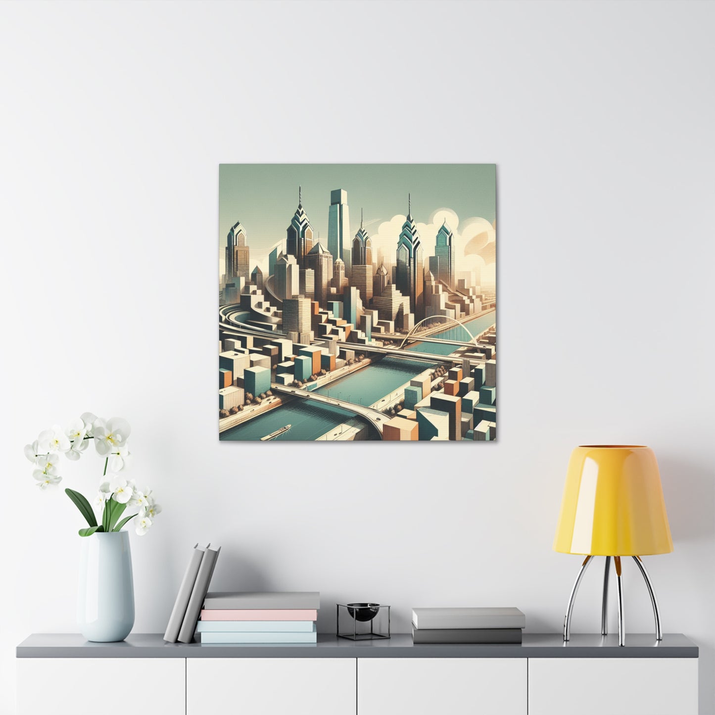 "Urban Symphony Transcended" - Canvas