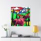 Moose in Pop Art - Canvas