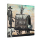 "Chuck-Wagon in Surreality" - Canvas