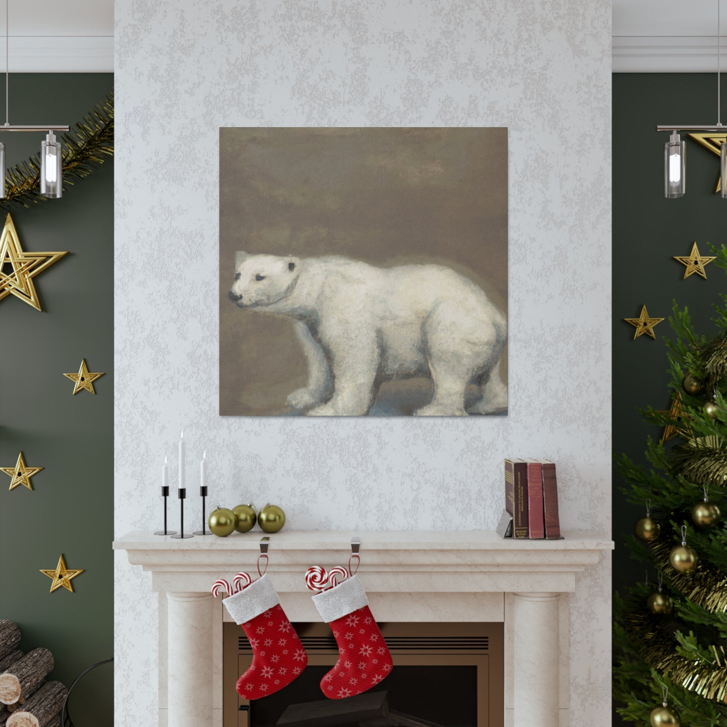 "Polar Bear Grandeur" - Canvas