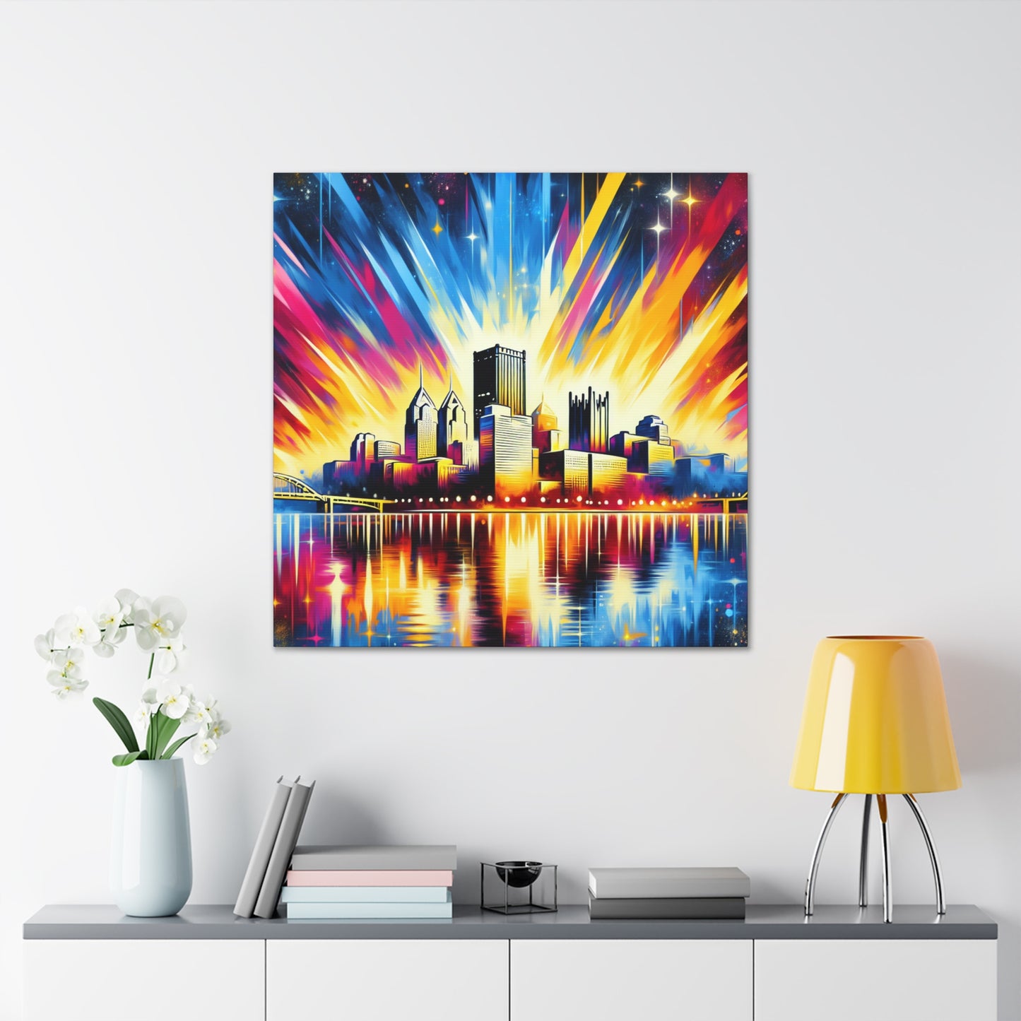 Steel City Symmetry - Canvas