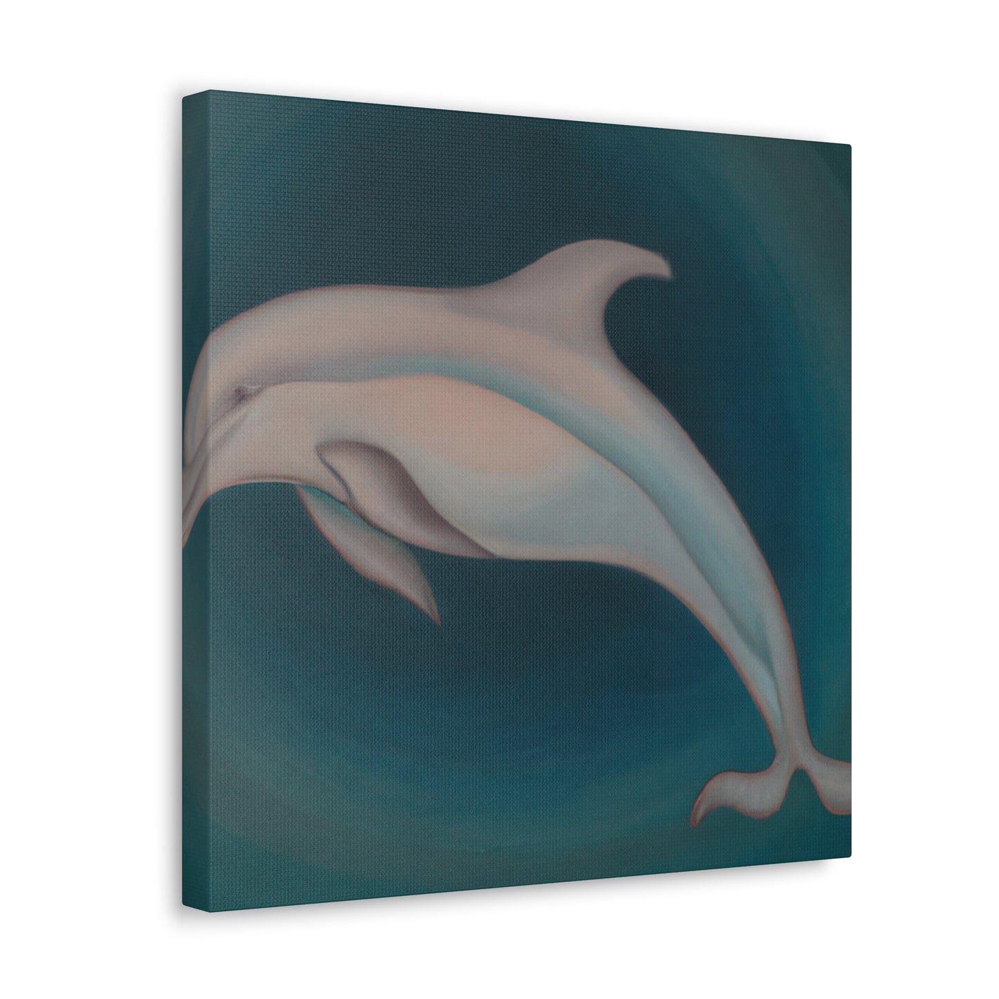 "Dolphins in the Waves" - Canvas