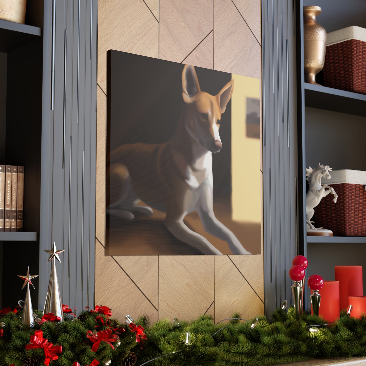 Dingo in Deco Style - Canvas