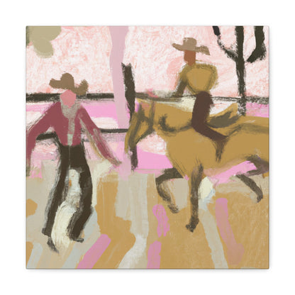 Rodeo in Impressionism - Canvas